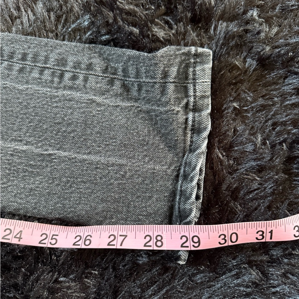 Zara Women's Black/Gray Straight Leg Jeans - Picture 6 of 6